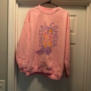 Pink Lily Pink Crew Neck Sweater